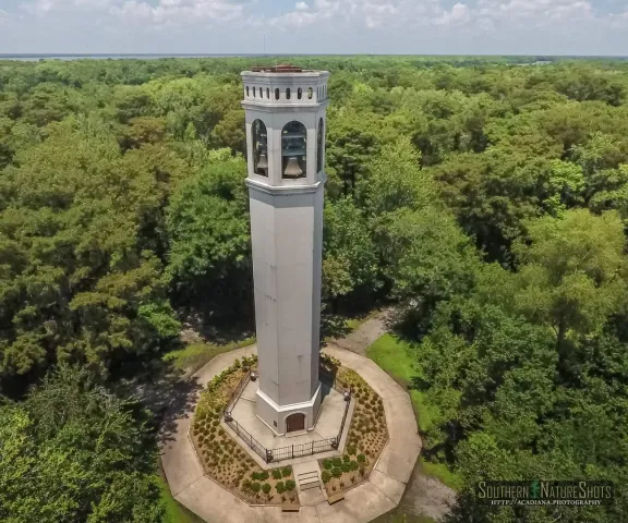 Brownell Memorial Park Carillon Tower - Photo by Charles Braun